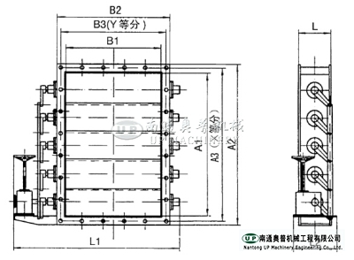 TEDB-0.5(square) jalousie electric air flow regulation valve