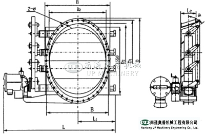 ZKOX-0.05 Electric inclining jalousie valve